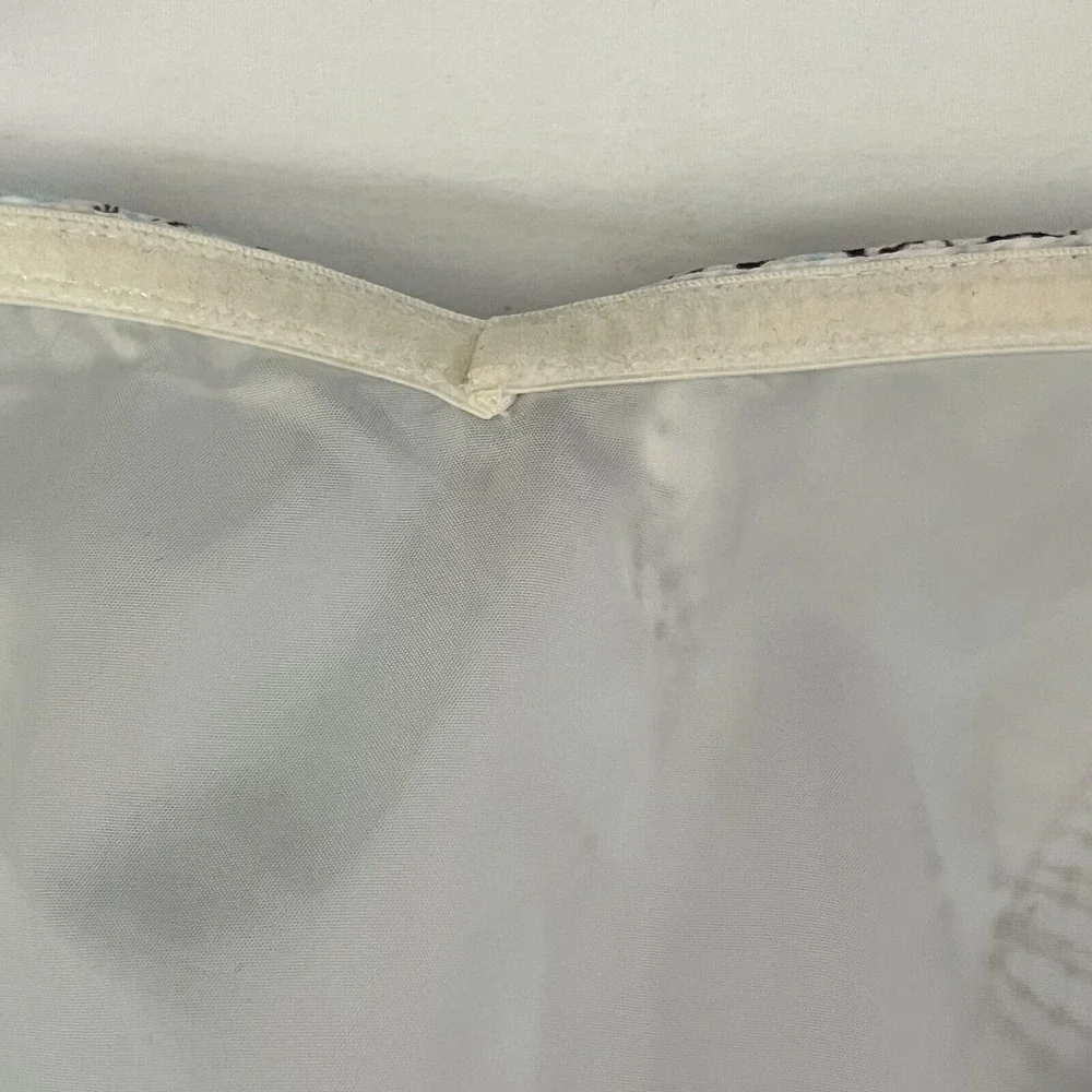 H & M Strapless Leaf Print Jumpsuit Resortwear‎ Coastal Cowgirl Crop Wide-Leg 10 - Picture 11 of 14